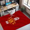 Manchester Football Pattern Rug, Indoor/Outdoor Mat, for Picnic, Gameroom, Bedroom, Office, Living Room, Home Decor Carpet, Birthday Gift