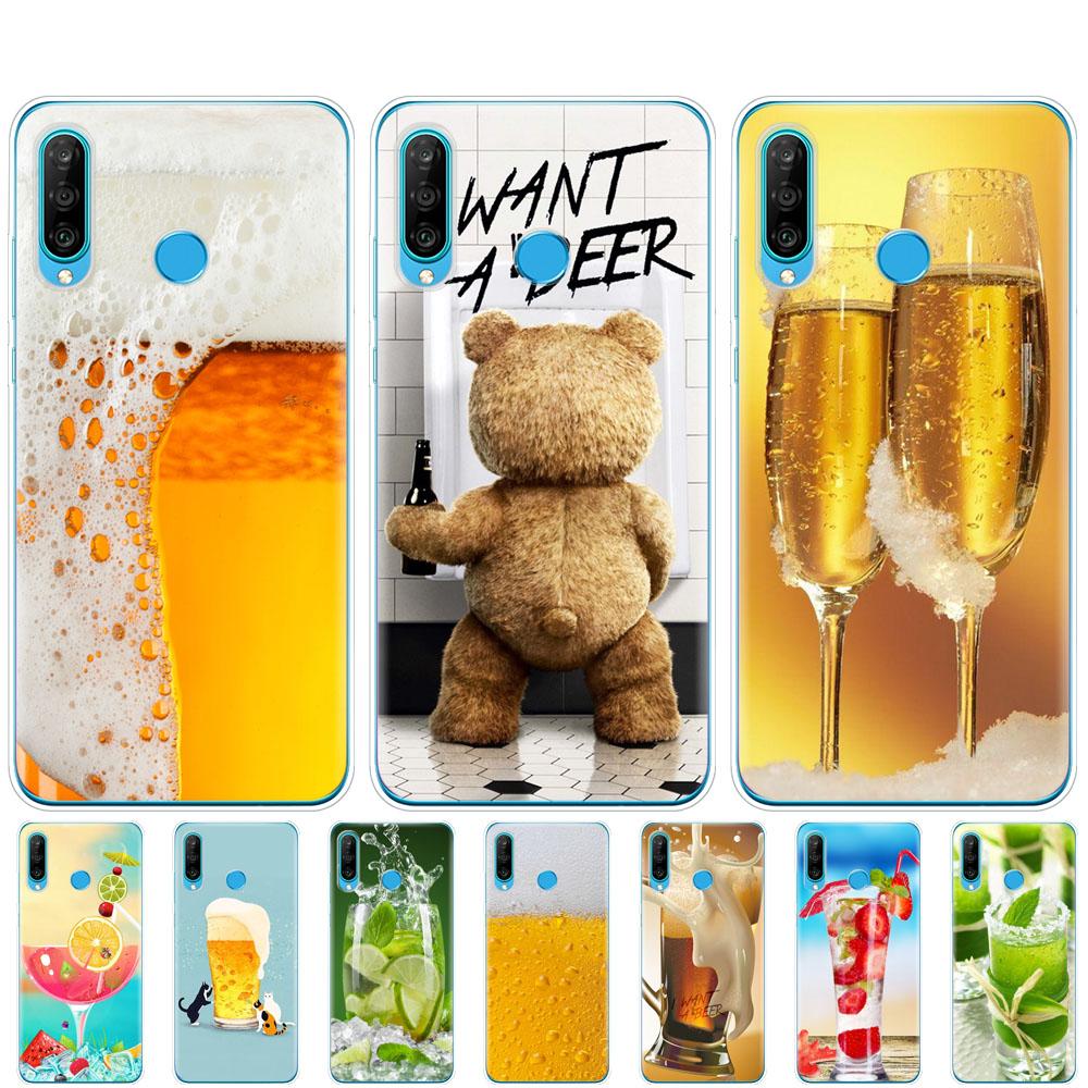 

Чехол для HONOR 20 lite view 30 v 30 pro plus Чехол для huawei honor 20S 9A 9C 9S 9X Premium 7s 8a Чехол Пиво Лето Коктейль Еда