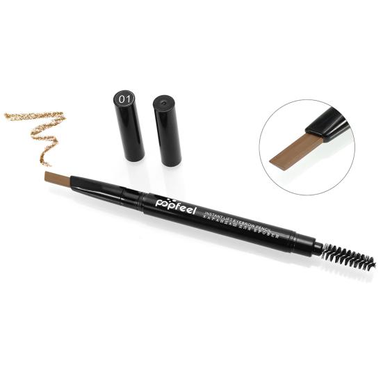 

Водонепроницаемый долговечный карандаш для бровей с кистью для макияжа, косметика