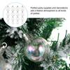 Clear Baubles Mixed Size Rainbow Light Bulbs Balls Clear Pendants Rainbow Light Bulbs Balls Clear Ball Baubles Round Balls