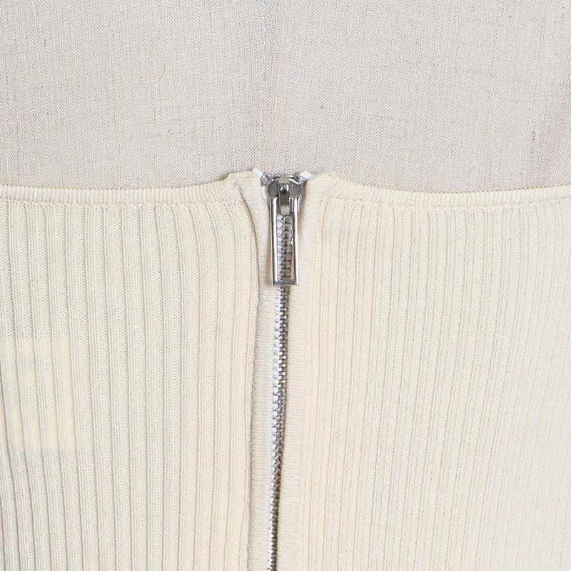 Colete Sexy Feminino Estilo Europeu e Americano Espinha de Peixe - Decote Baixo, Design Vazado, Top Suspensório Combina com Tudo