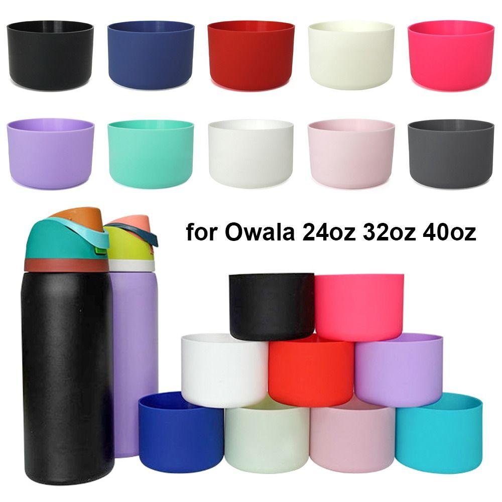 1Pcs Colorful Silicone Boot Protective Cup Sleeve New Bottle Bottom Base  for Owala 24oz 32oz 40oz