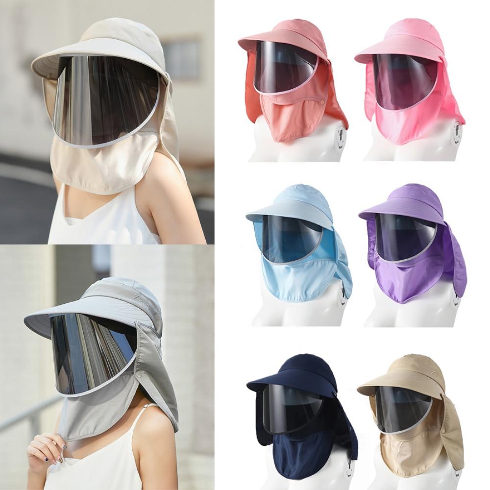 Polyester Sun Protection Hats UV Protection Sunscreen Hat Fashion Fisherman Hat  Summer