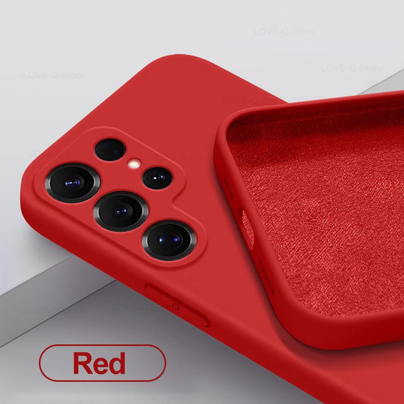 Pro S25 Ultra Plus Pouzdro Silikonové Pouzdro na Telefon pro Pro Samsung Galaxy S25 S24 S23 S22 Ultra Plus Pouzdra Ochranný Kryt Kamery