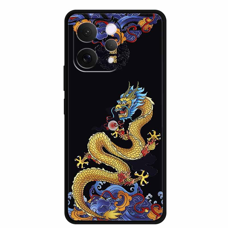 For Vivo S50 5G Case 3D Emboss Flower Black Silicone Soft Back Cover Case For Vivo S50 2025 Phone Case 6.59" Coque V2528A Fundas