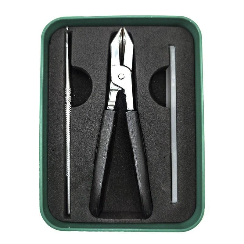 Adlerkralle Nagelknipser für dicke, harte und eingewachsene Nägel mit Spritzschutzdesign, große Größe