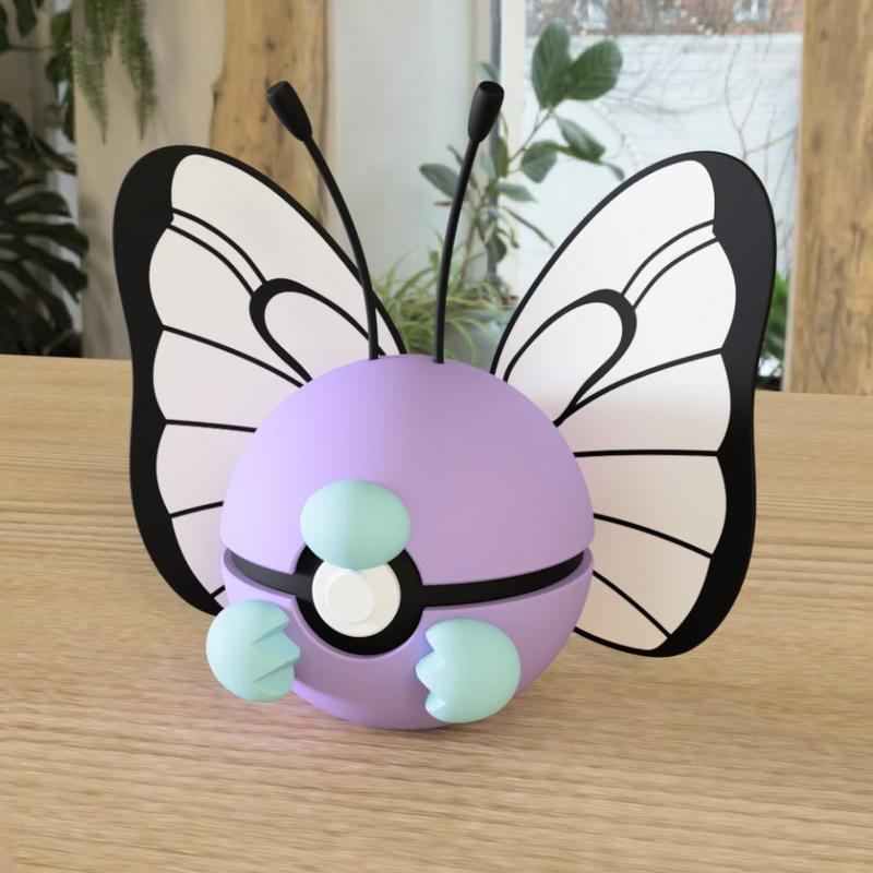 Poké Ball Pokemon Form Sphere Figures Model Statue Desktop Ornament 3d Printed Model Trendy Toy Surprise Gift Collectible