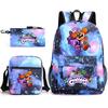 School season starry sky primary school student schoolbag smiling animal leisure backpack
