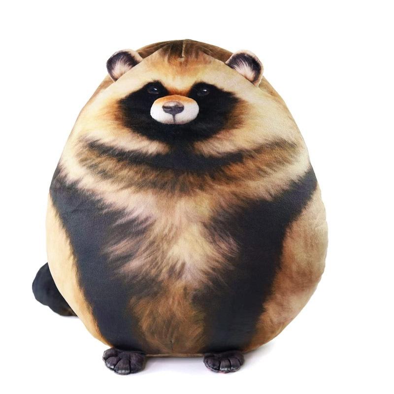 

Cute Japanese Rabbit Monkey Pillow Plush Toy Soft And Cuddly Perfect For Relaxation And Comfort 30*40cm 0.56kg Raccoon
