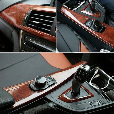 DIY Car Sticker Film Wood Grain Vinyl Decal High Temperature Long Lasting