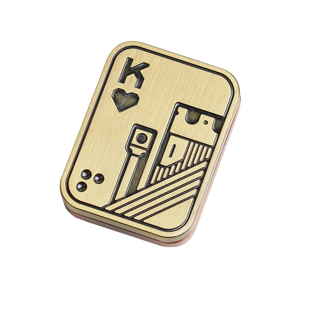 

Metal Slider Stress Ease Plaything Kk Aa Counter Stress Edc Top Spinning Poker Toys Portable Decompress Magnetic Toys Adults Gifts