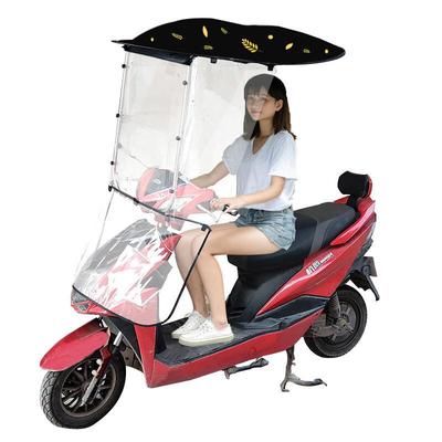 Toldo de Lluvia para Patinete Eléctrico OEING con Ventana de Espejo Retrovisor