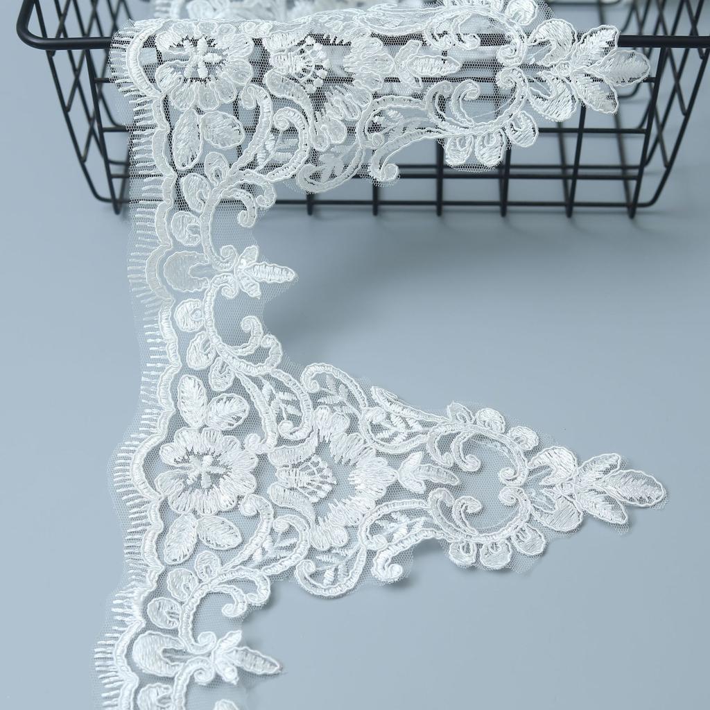 Eyelash Car Bone Lace Lace Transparent Piece Clothing Hem Decorative Lace 21Cm