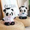 25cm Dr. Panda Plush Toy Dressing Panda Doll Panda Wearing Doctor's Hat Bear Doll Graduation Commemorative Gift For Students