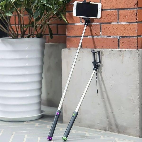 Extendable Selfie Stick 3.5mm Jack and Shutter Button