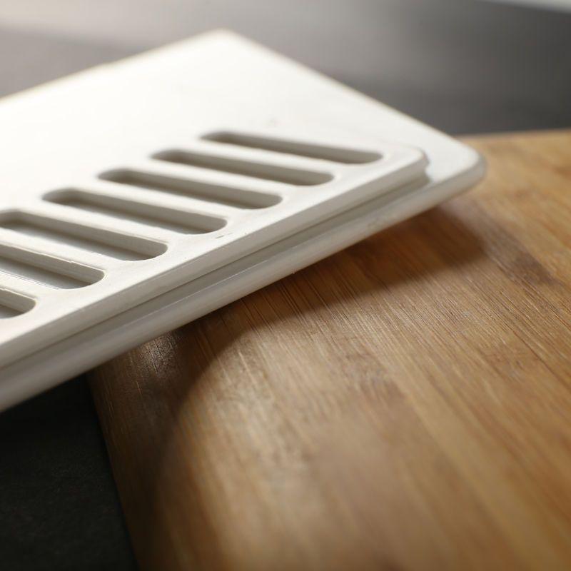 Thickened Plastic Wall Putty Scraper with Brush Style Handle