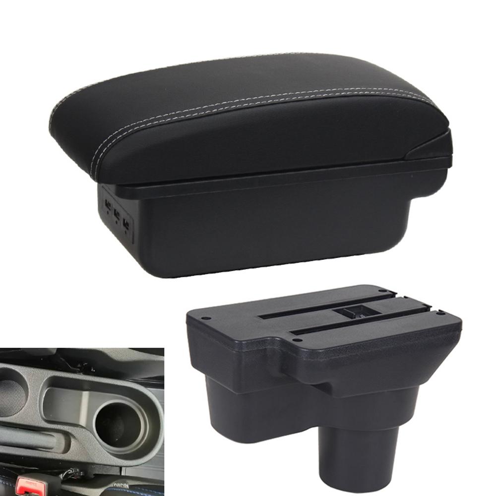 

Для Hyundai Solaris для Hyundai Solaris 2 Accent Verna, автомобильный подлокотник, аксессуары, внутренние детали, USB-интерфейс, пепельница 2017-2022 чёрный/белый