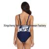 2023 Plus Size Solid Color Tummy Control Triangle One-Piece Swimsuit - Sexy Backless Fashion Bikini