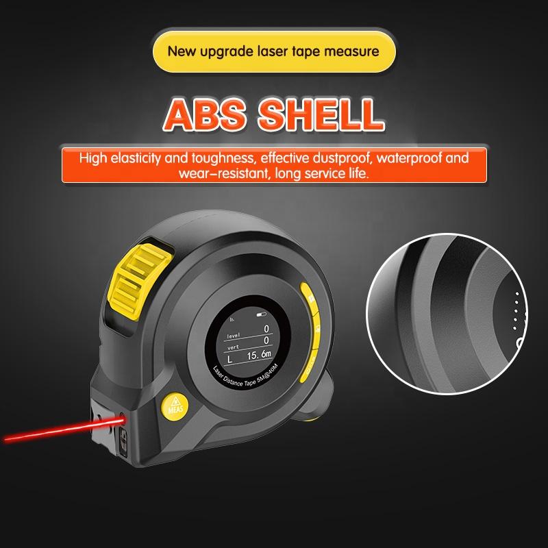 3 in 1 Multifunctional Laser Distance Digital Measuring Tape 40M Laser Distance 5m Tape Measure With LCD Display