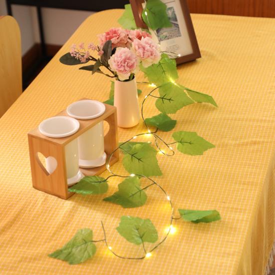 Christmas Wreath with Twinkling Fairy Lights Faux Olive Vine Garland Indoor Outdoor Holiday Decor for Fireplace Home