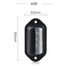 2 Stück 6 LED Kennzeichenbeleuchtung Universal Auto LKW RV Anhänger Van Lizenzen Rücklicht Wasserdichte Rückleuchten Werkzeuge Zubehör