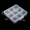 Transparent Storage Container Jewelry Box Clear Plastic Organizer Box Empty Earring Storage Organizer Display Case for Beads KTY