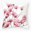Flower Theme Print Decorative Pillow Cover Car Sofa Square Cushion Pillow Cover