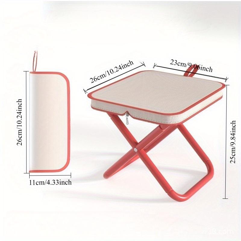 Portable Multifunctional Outdoor Picnic Camping Folding Chair, Ultra Light Fishing Stool, Travel Stool, Fishing Accessories