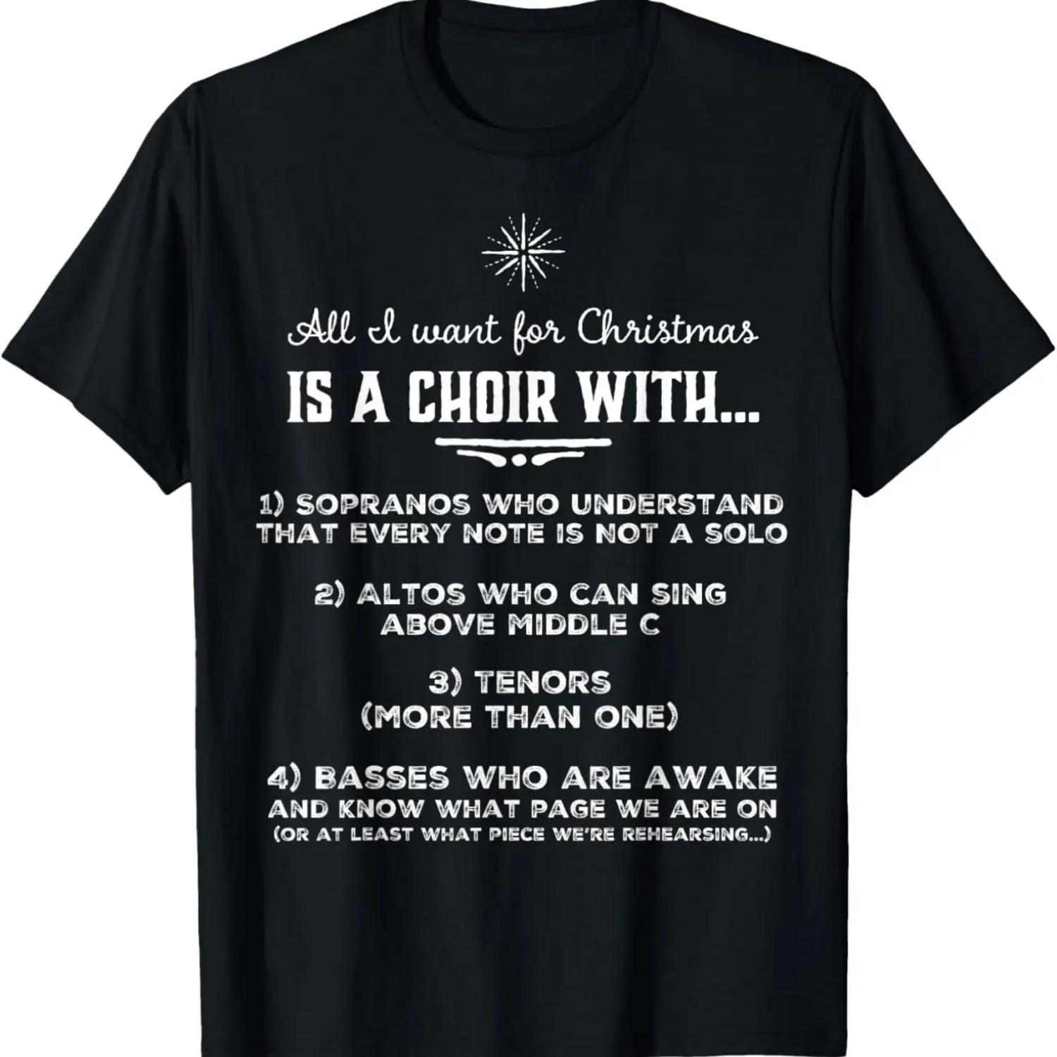 

Забавный дизайн для руководителя хора - Идеальный рождественский подарок! Футболка XXXXXL чёрный