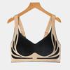 Version seamless gathering lift sling women's anti-sagging color contrast comfortable vest sports breathable high-end vest type