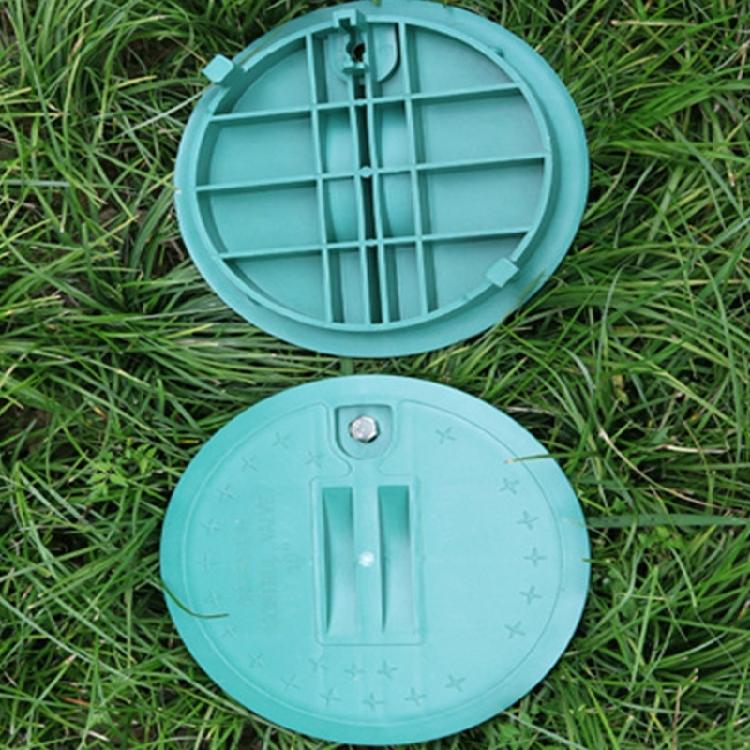 Green Plastic Valves Box Cover Replacement Lid For Parks And Golf Course Irrigation Outdoor Sprinkler System Application