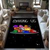 Among Us Crystal Velvet Rug, Soft Anti‑Slip Crystal Velvet Carpet for Living Room Bedroom Home Decor