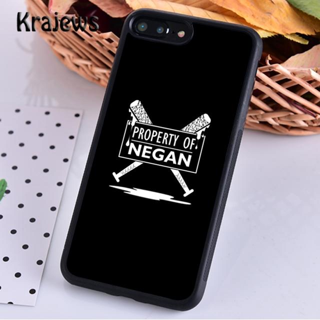 

Negan Walking Dead Poster Phone Case Cover For iPhone 17 Air 16 15 14 plus 12 13 pro max coque Shell Fundas iPhone 17pro