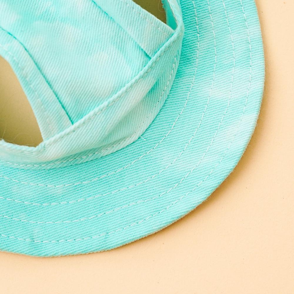 Summer Cat Hat with Leaky Ears Adjustable Pet Hat for Cat Dog Outdoor Products Sun Hat Sun Protection