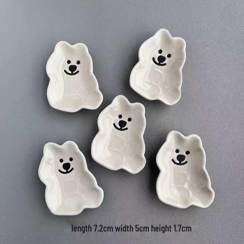 Cute Cartoon Ceramic Mini Dipping Dishes