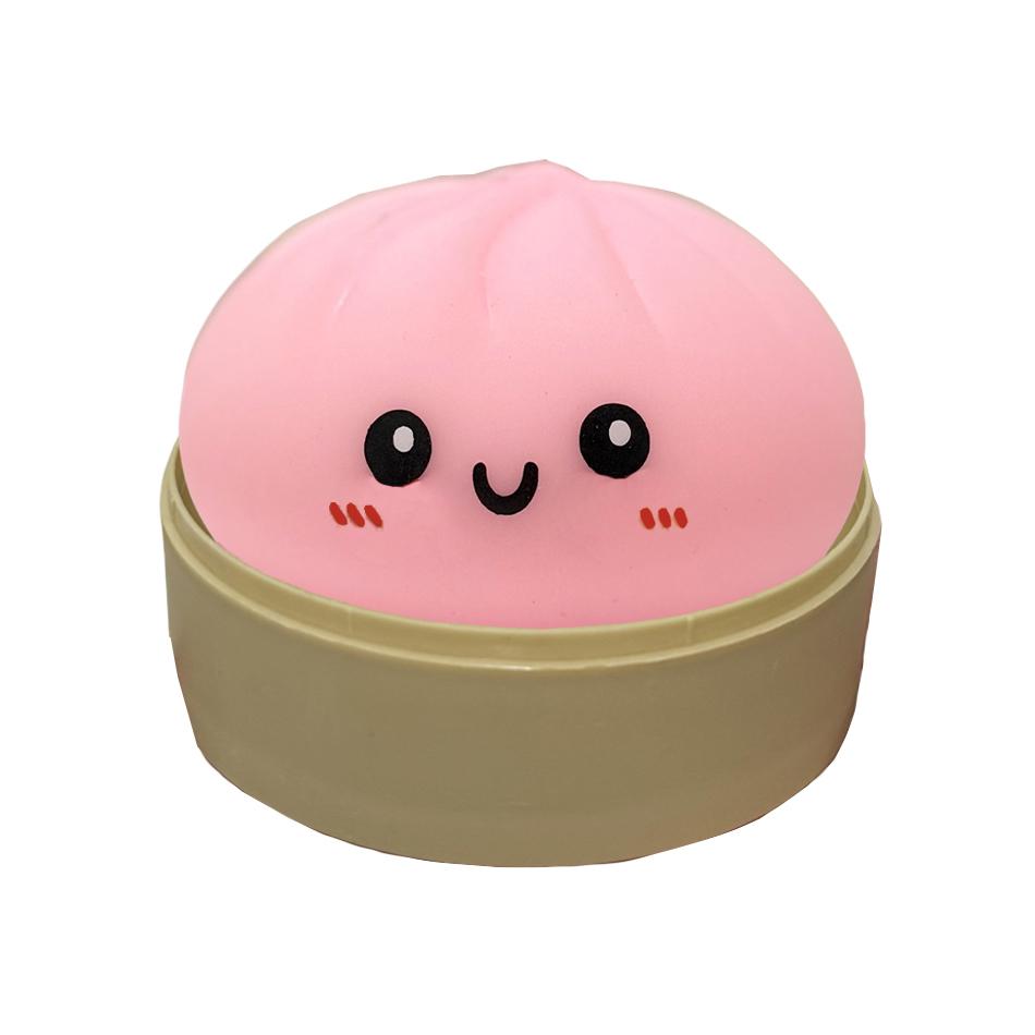 11 Styles Realistic Giant Dumpling Squeeze Toy With Bamboo Steamer Soft Dough Ball Decompression Fidget Toy Funny Creative Gift