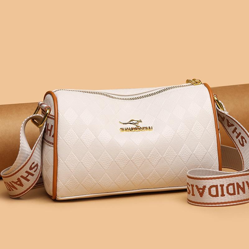New Diamond Bag Women's Large-capacity Casual Messenger Pillow Bag Simple Commuting Versatile Broadband Shoulder Bag