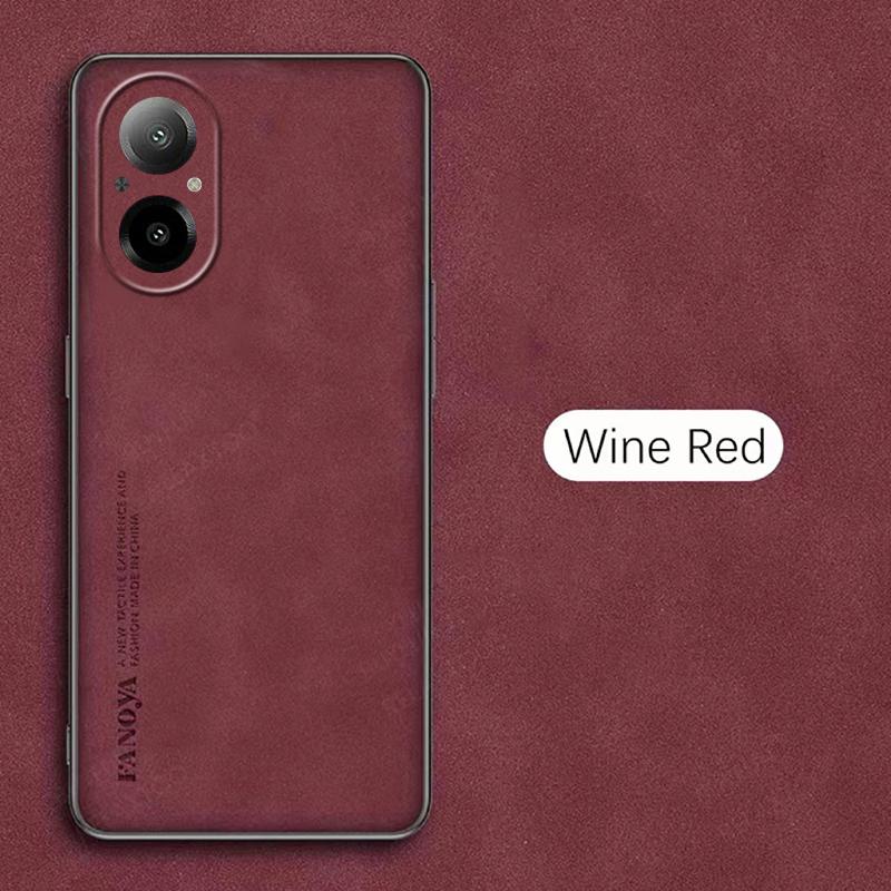 Матовый чехол для телефона из овчины и искусственной кожи для Realme 12 Lite 12 Plus 12 — фото 11