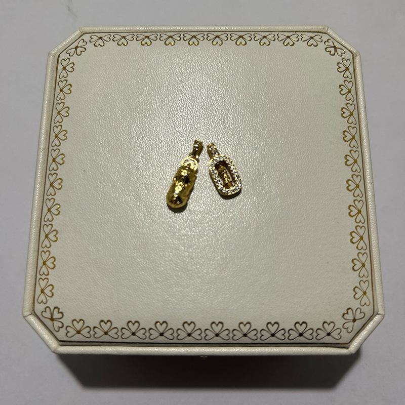 Gold Pixiu Vajra Halskette: Diamantanhänger, mehrreihige Schlüsselbein-Kette für Freundin, Wei Xue Stil.