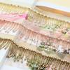 5 Yard Beaded Tassel Latin Dance Dress Decor Trim Fringe Lace Trimming Clothes Curtain Upholstery Sofa Sewing Accessories