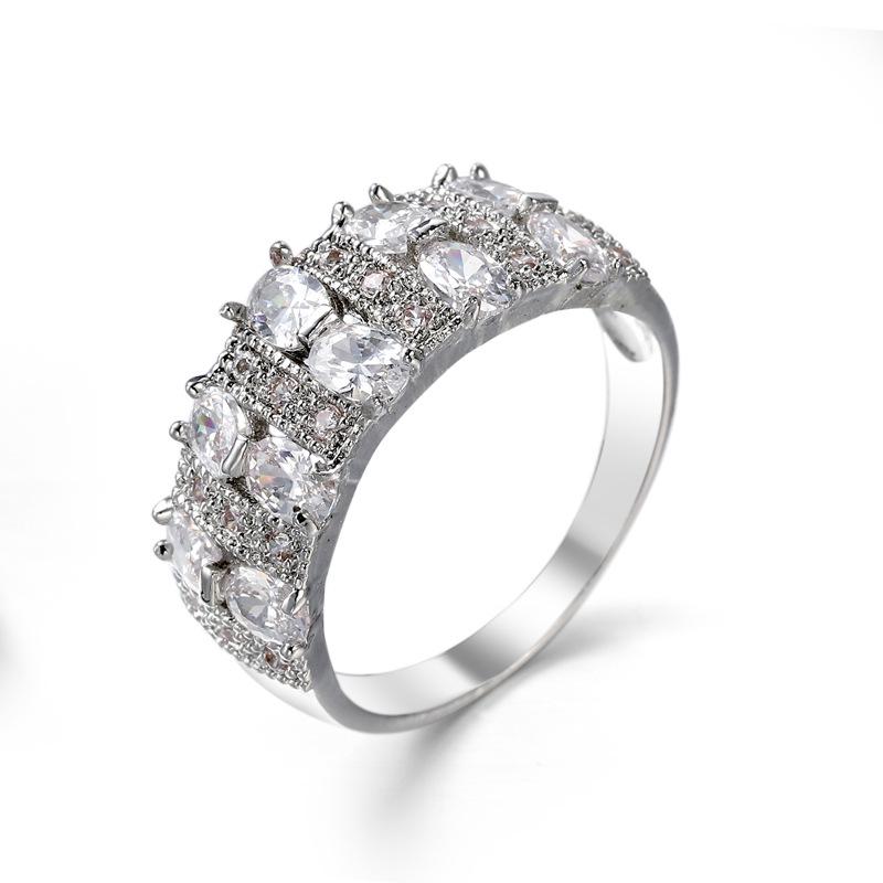 

SODORV Романтическое кольцо с разноцветными камнями и цветным цирконом 8