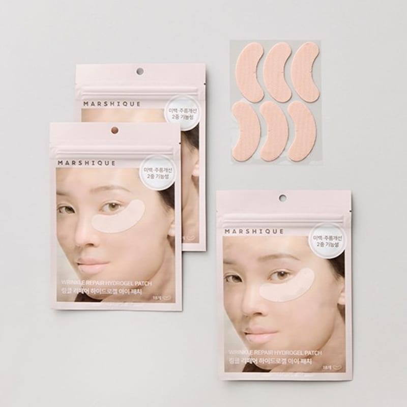 [Marsik] Wrinkle Repair Hydrogel Eye Patch (6 Patches X 3 Sheets)