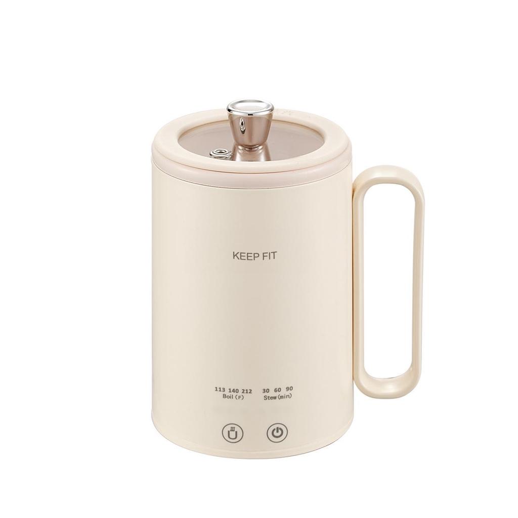 Portable Electric Tea Kettle with Timer and Infuser - All-in-One Stewing and Boiling Cup