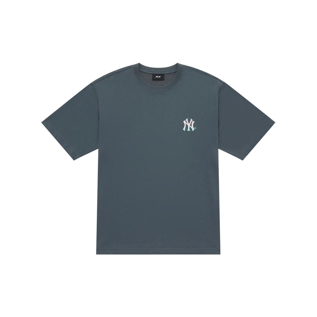 New MLB New York Yankees Basic Collection SS25 T Shirt Unisex Dark Gray 3ATSB6553-50GRD