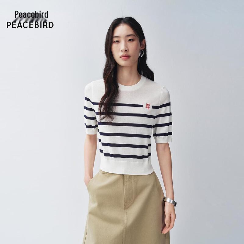 PEACEBIRD Commuter Short Sleeve Knit Top S