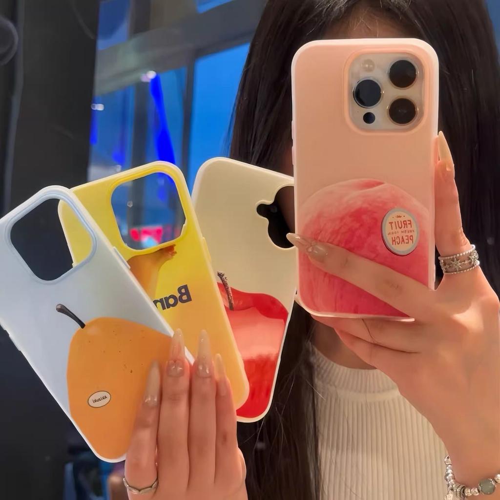 Summer fruit is suitable for Apple 16/17promax mobile phone case iPhone15 skin scrub 13/12 jelly 14.