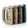 Tactical D Locking Ring Buckle Outdoor MOLLE Carabiner Plastic Clip Snap Type Tactical Vest Bag Connection Point Fastener