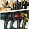 Garage Drill Storage Rack ABS Wall Mount with Quick Front Access Rear Mounting Holes for Workshop Wall Storage