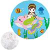 1Pcs Wedding Birthday for Baby Shower DIY Handmade Long-handle Painting Supplies Photography Prop Dance Prop Paper Umbrella