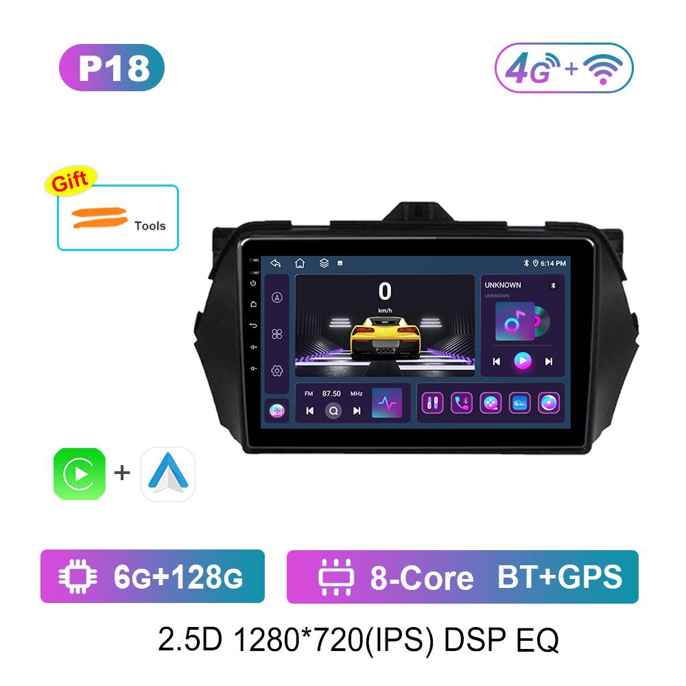 For Suzuki Alivio Ciaz 2014 - 2019 HD Touch Screen GPS Navigation Android Car Radio Multimedia Video Player 4G WiFi Bluetooth